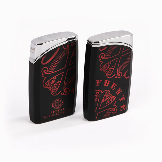 OpusX Society J30 Matte Red Lighter — Sun of a Gun Cigars, Yuma Arizona