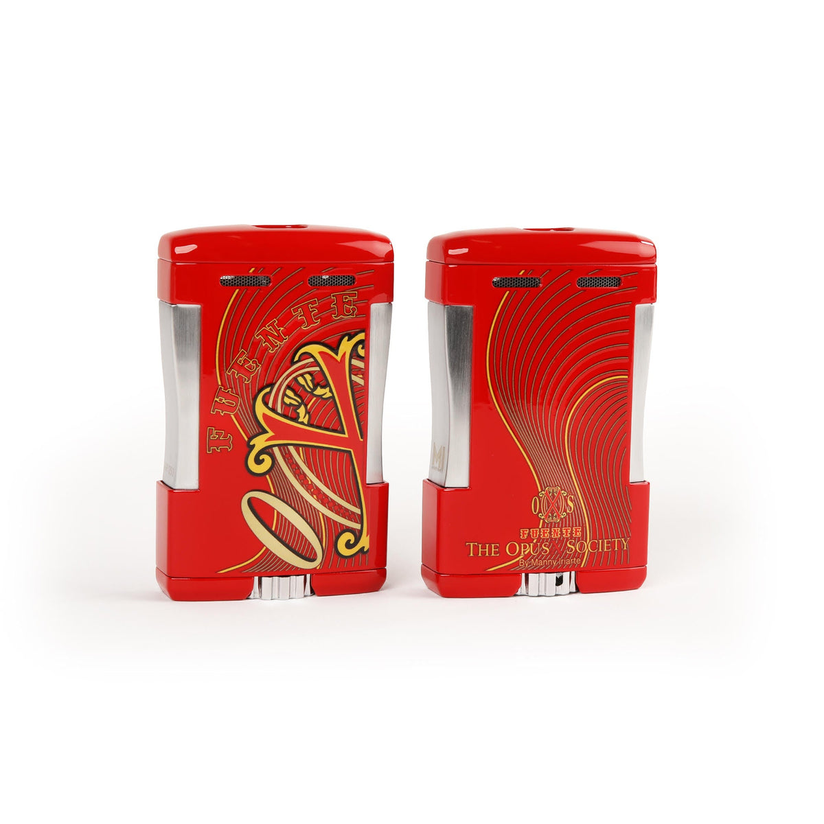 OpusX Society Table Top Lighter (Red) — Sun of a Gun Cigars, Yuma Arizona