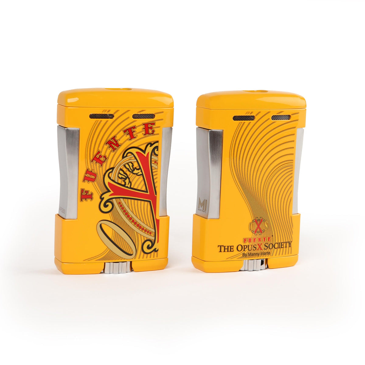 OpusX Society Table Top Lighter (Yellow) — Sun of a Gun Cigars, Yuma Arizona