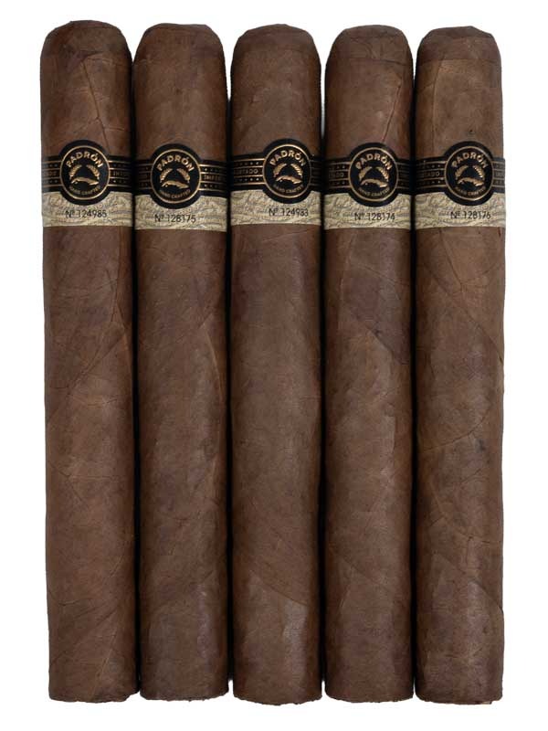 Five Padrón Black No. 99 Natural cigars