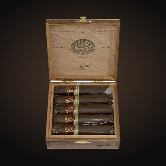 Padrón Family Reserve No. 95 Maduro, open box — Sun of a Gun Cigars & Spirits, Yuma Arizona