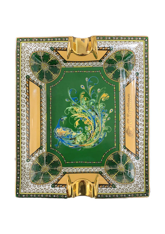El Septimo Peacock Ashtray Safari Collection — Sun of a Gun Cigars, Yuma Arizona