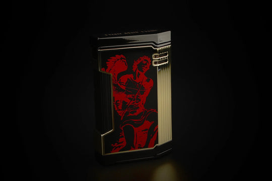 Prometheus Lighter FL-Magma/TR2 Never Back Down Red/Black — Sun of a Gun Cigars, Yuma Arizona