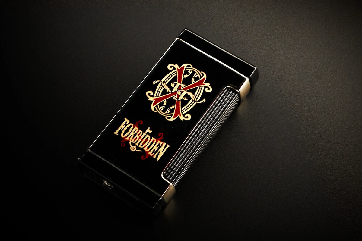 Prometheus Lighter FL-Ultimo/XFE Black/Gold — Sun of a Gun Cigars, Yuma Arizona