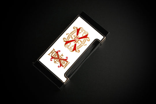 Prometheus Lighter FL-Ultimo/XFF OpusX Rare Black White/Gold — Sun of a Gun Cigars, Yuma Arizona