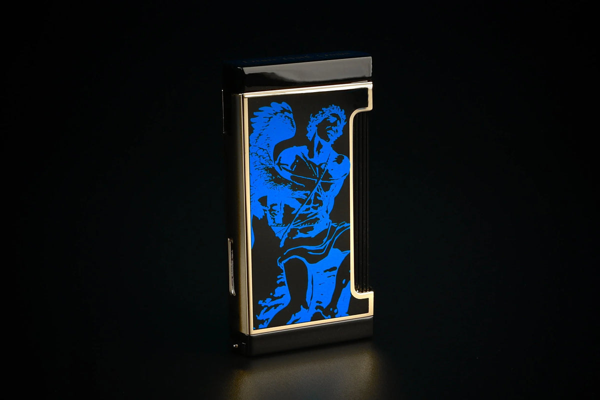 Prometheus Lighter FL-Ultimo/XR1 Never Back Down Blue/Black — Sun of a Gun Cigars, Yuma Arizona