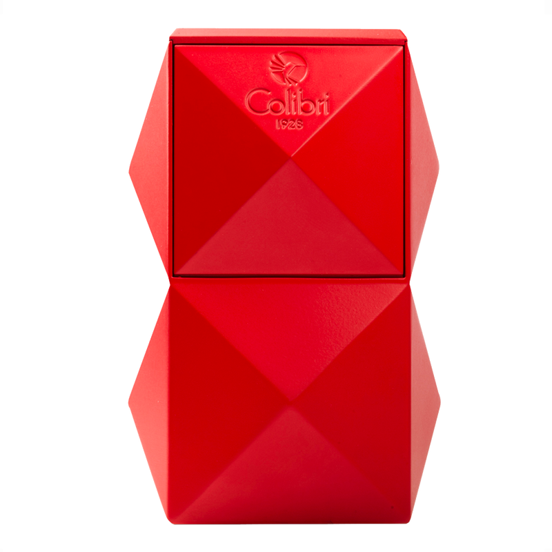 Colibri Quasar Desk Lighter in Red — Sun of a Gun Cigars, Yuma Arizona