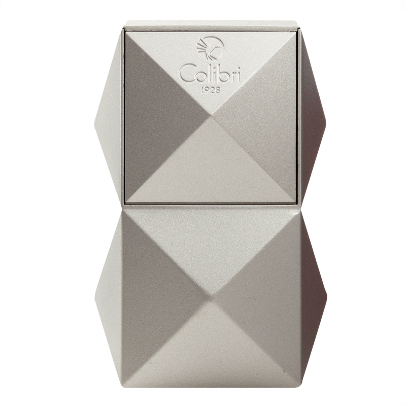 Colibri Quasar Desk Lighter in Silver — Sun of a Gun Cigars, Yuma Arizona