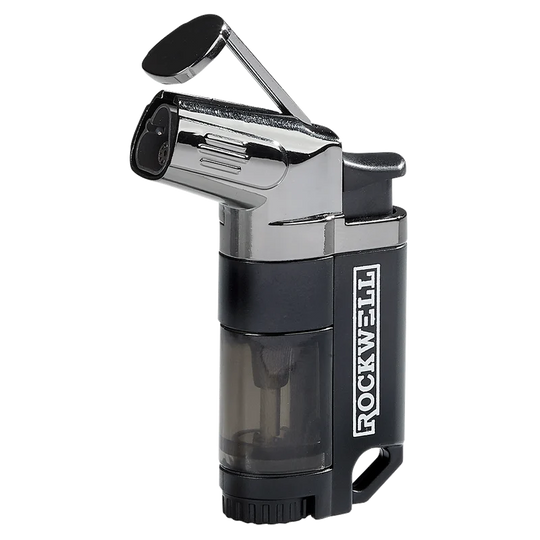 Rockwell Incline Triple Torch lighter, gun metal