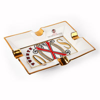 OpusX Society El Blanco White Rectangle Ashtray
